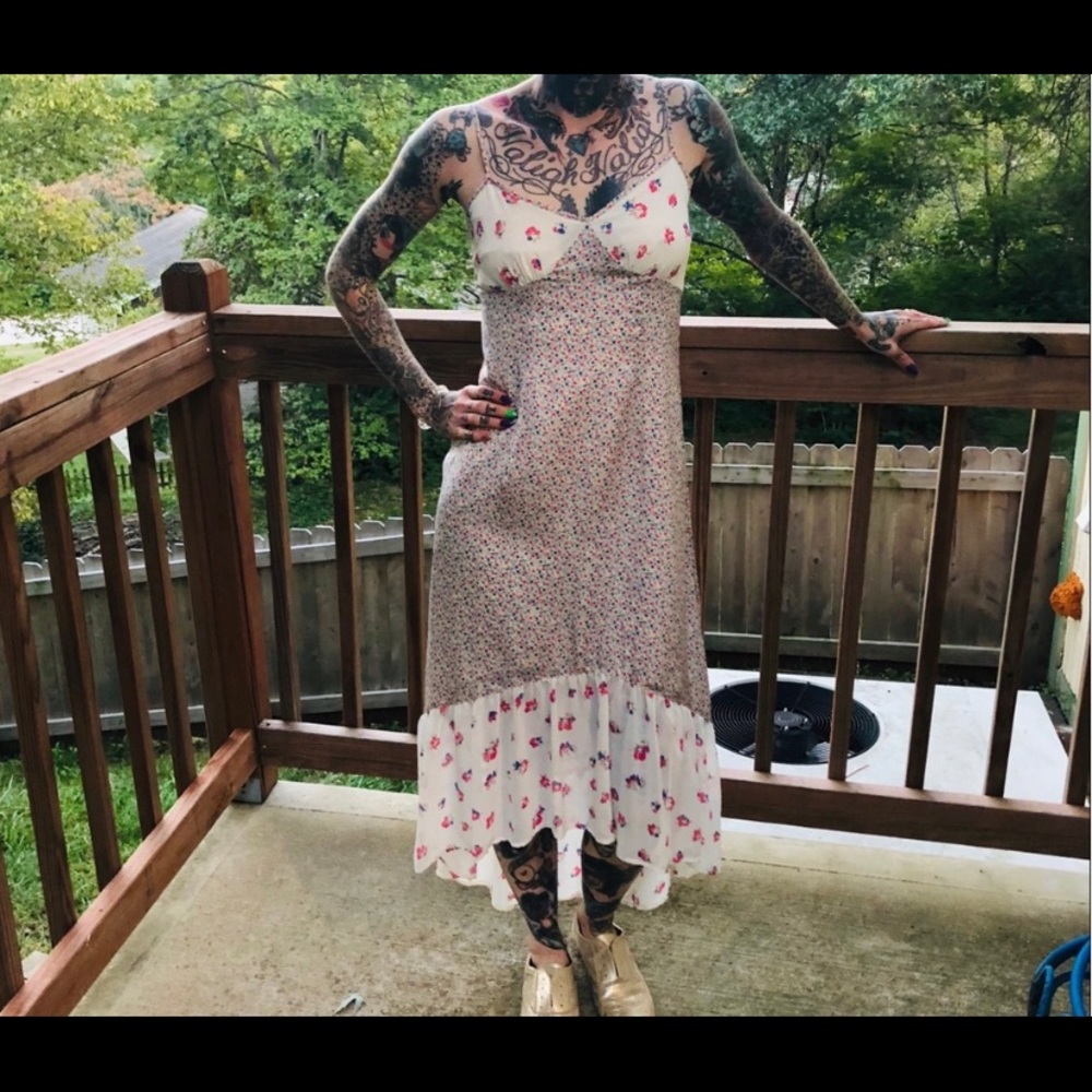 Charlotte Ronson Long Floral Hippie Chic Dress